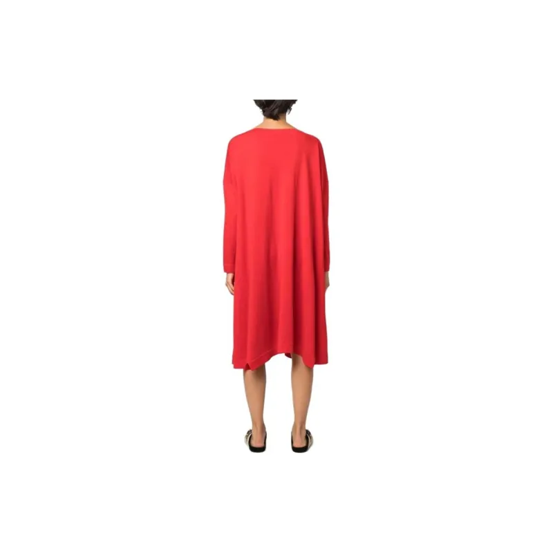 Daniela Gregis Long-Sleeved Dresses Women's Red-2