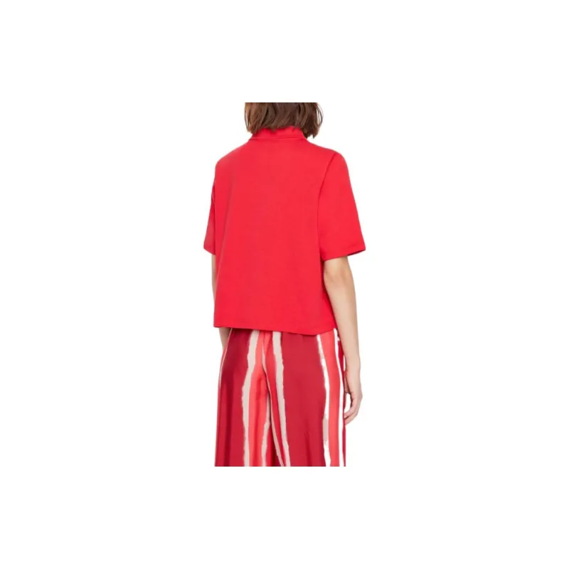 ARMANI EXCHANGE Polo Shirts Women's Red-2