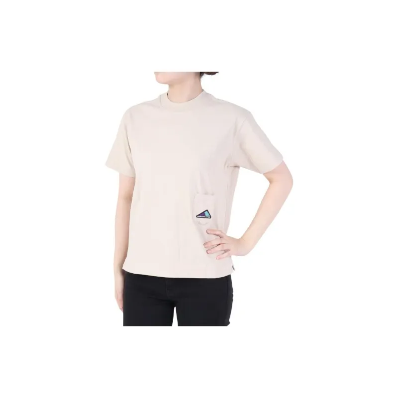 New Balance T Shirts Women's Light Beige-2