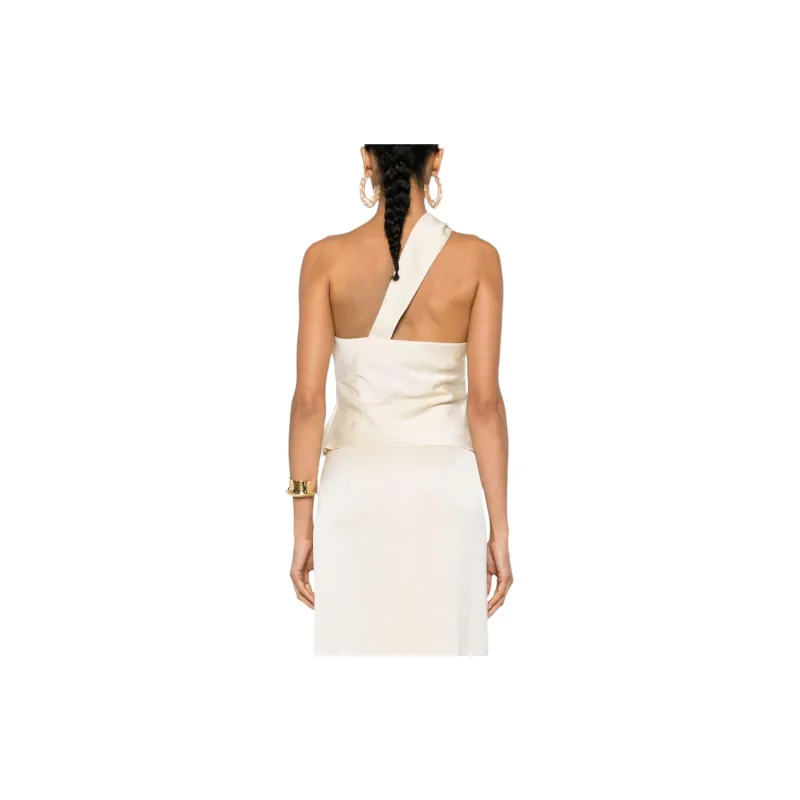 NANUSHKA Alvin One-shoulder Satin Top-3