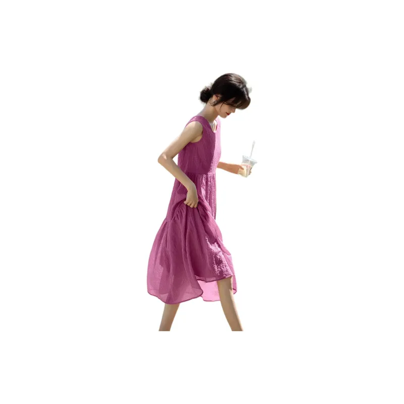 XWI Sleeveless Dress Women's Fuchsia-2
