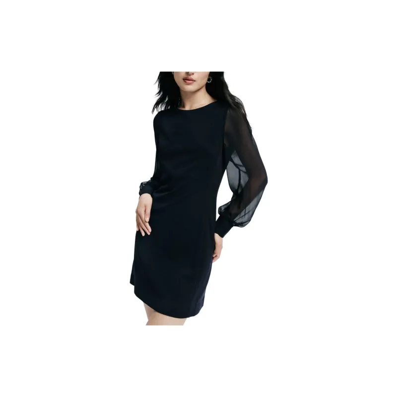 JZ. ANNAKRO Long Sleeved Dresses Women's Dark Blue-2