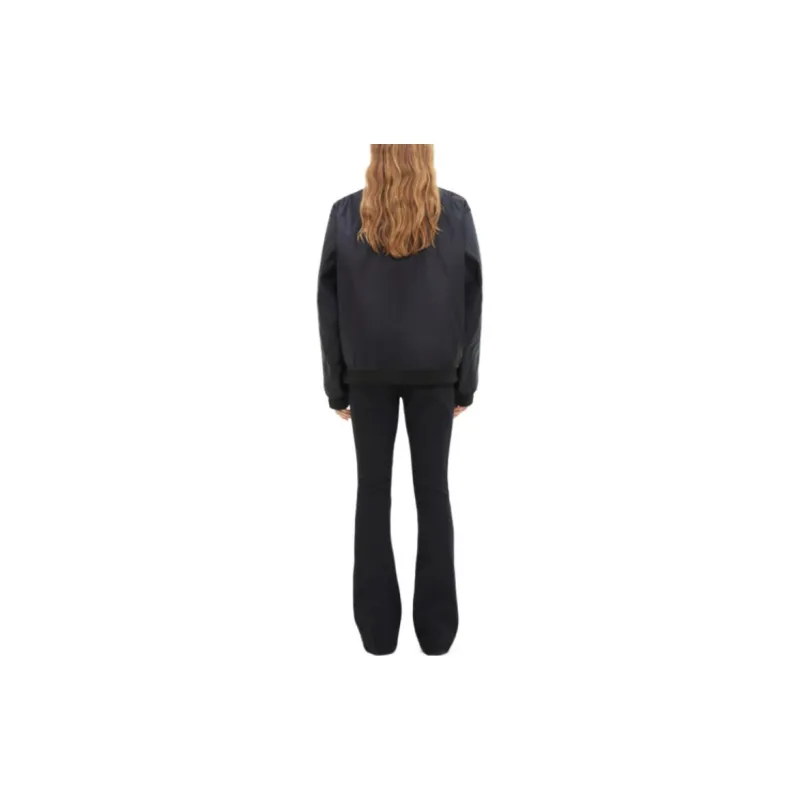 Courrèges Embroidered Bomber Jacket 'Black'-3