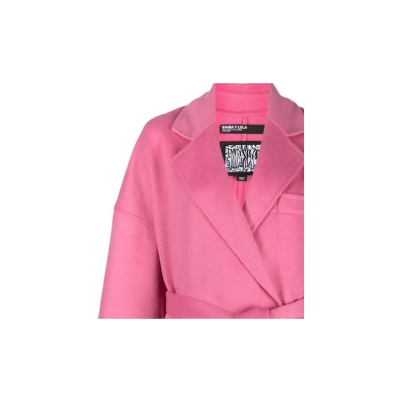 BIMBA Y LOLA Coats Women's Bubble Gum Pink-2