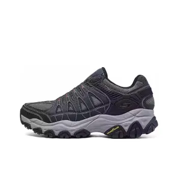 Skechers OUTDOOR Anti Slip And Wear Resistant Balance Low Top Hiking Shoes Men's Black