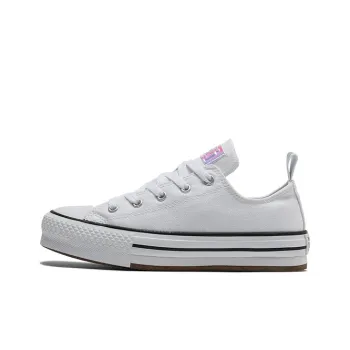 Converse Chuck Taylor All Star Eva Lift Anti Slip Wear Resistant Low Top Kids Canvas Shoes White Teenagers