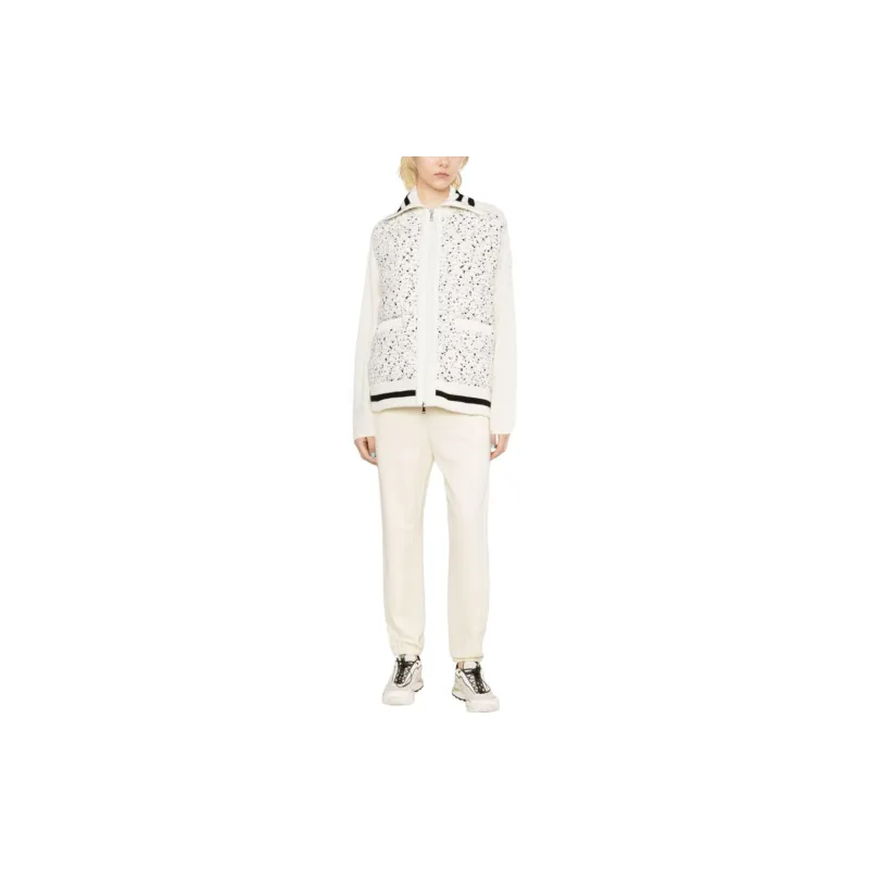 Moncler Zip-up Tweed Cardigan-1