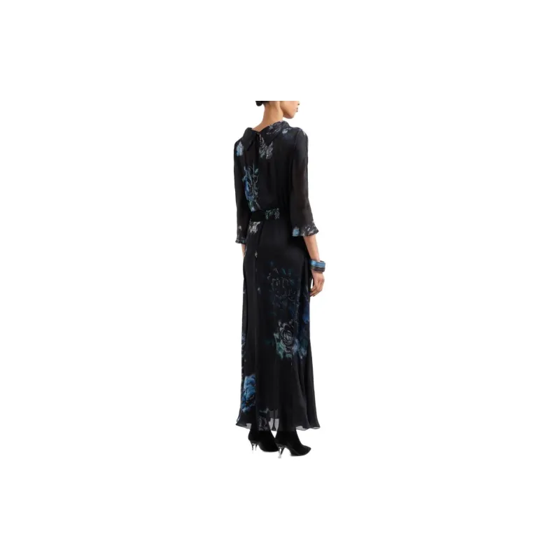GIORGIO ARMANI Floral print Silk Maxi Dress-2