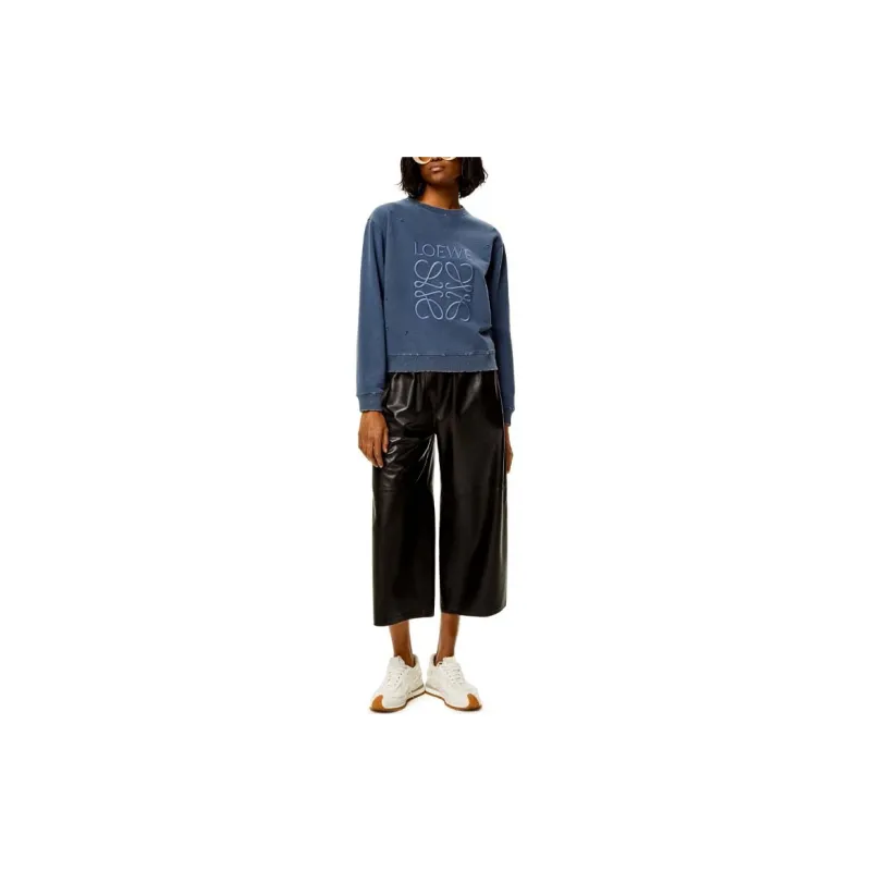 LOEWE Sweatshirt 'Trainquil Mountain Blue'-1