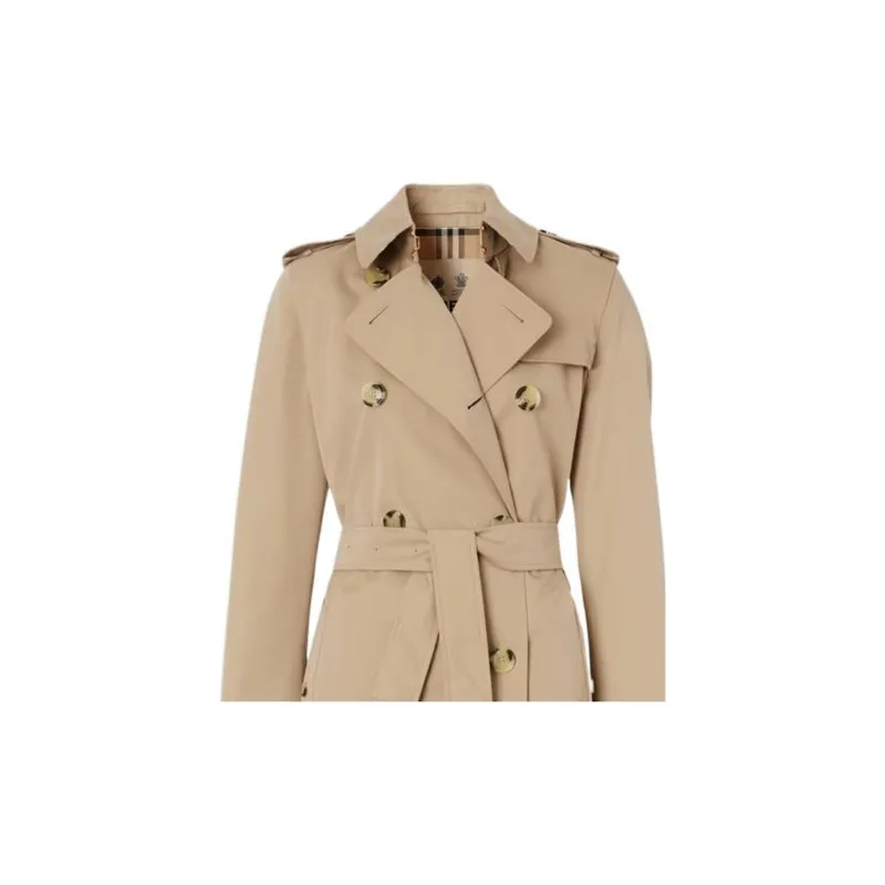Burberry Cotton Gabardine Trench Coat-3