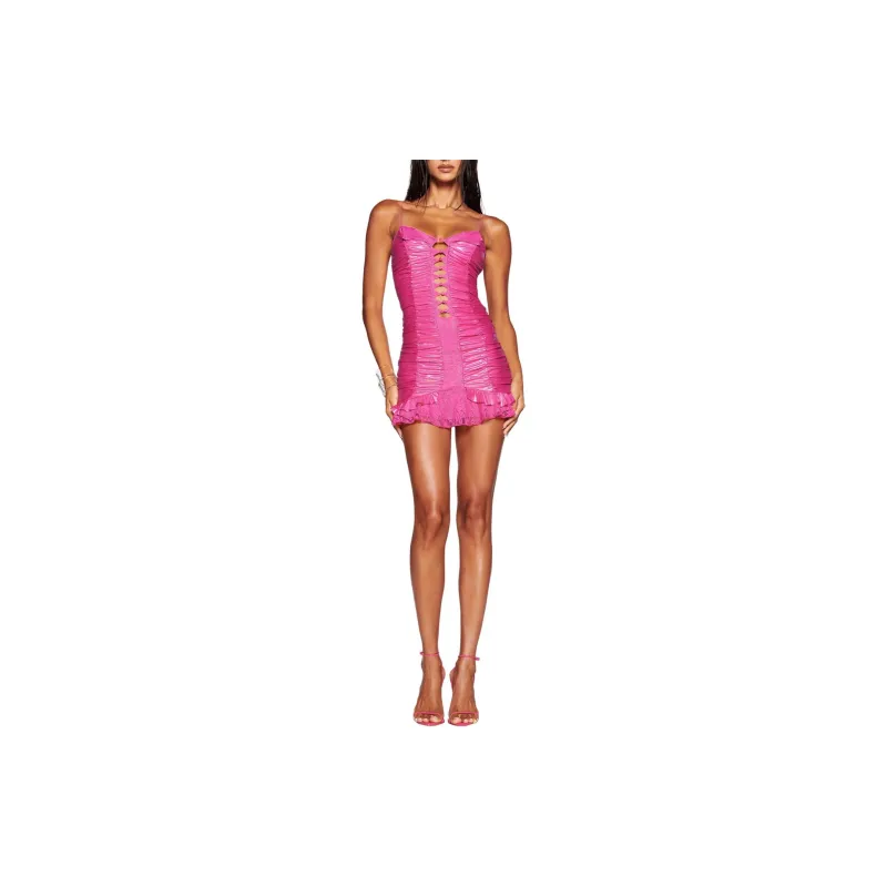 I.AM.GIA AVELINE 2.0 DRESS Slip Dresses Women's PINK/Pink-2