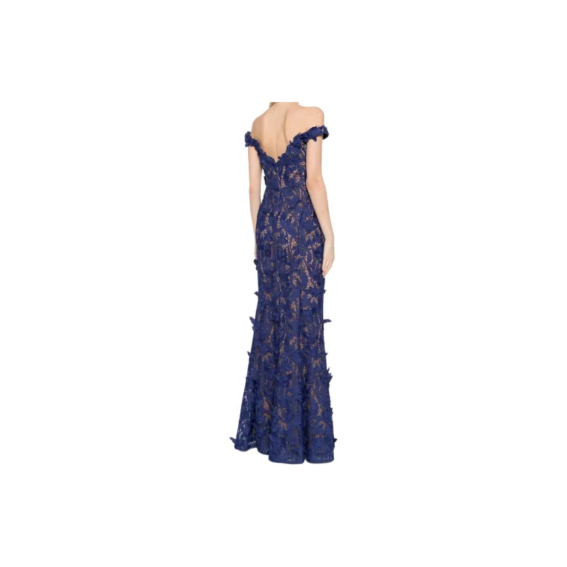 Marchesa Notte Lace detailing Gown-3