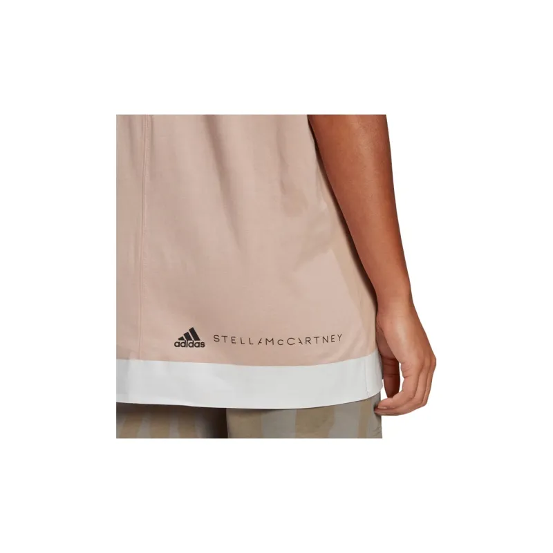 Adidas Stella Series Drop Shoulder Sleeve T Shirt Women's Coral-4