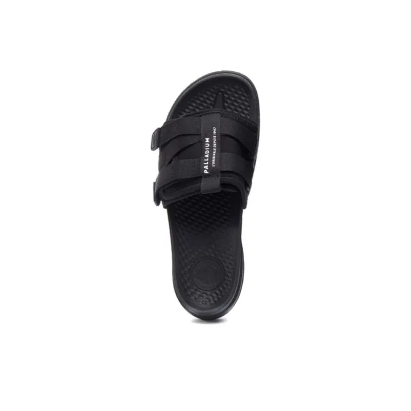 Palladium Solea Slide Slip Resistant Abrasion Resistant Slide Slippers Unisex Black-2