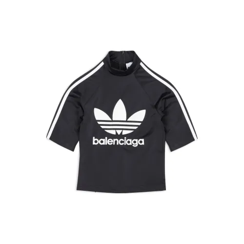 Adidas Balenciaga X Adidas Crop Tops Women's Black