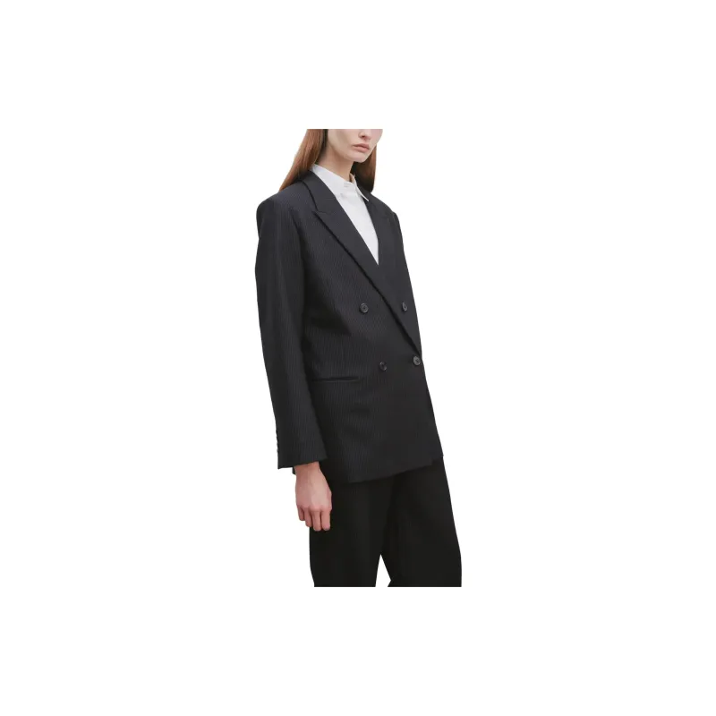 THE ROW Pinstripe Patterned Tailored Blazer-3