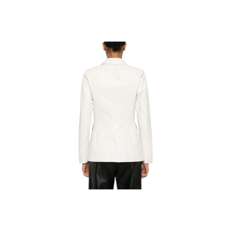 DESA 1972 Split-cuffs Leather Blazer-3