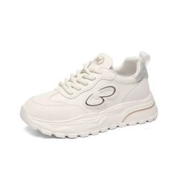 Golden Silk Rabbit Cushioned Wear Resistant Warm Low Top Chunky Sneakers Women's