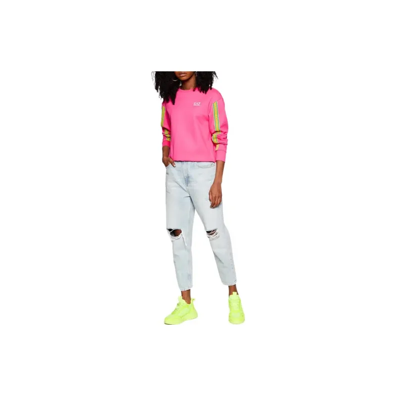 EMPORIO ARMANI EA7 FW22 Sweatshirt Women's Pink-1