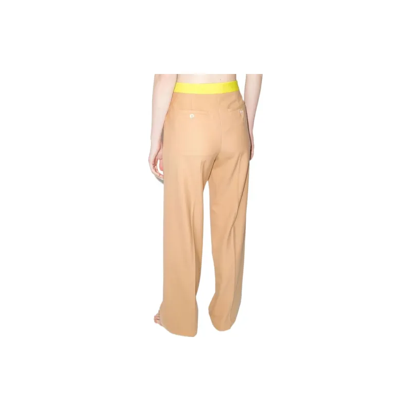 OFF WHITE Active Light Wo Formal Pants Camel-2