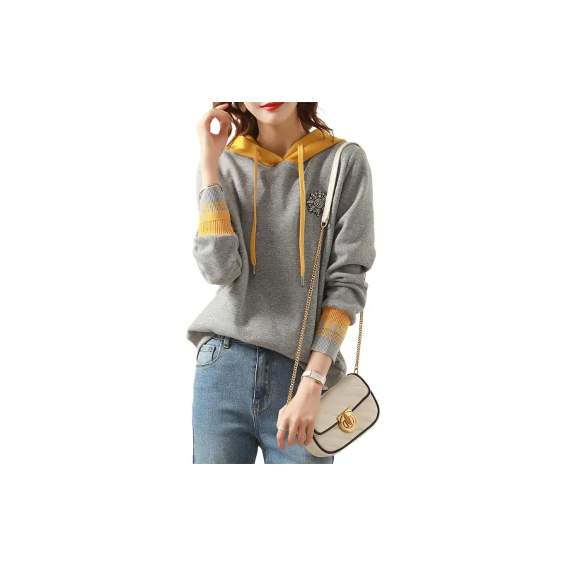 XWI Sweatshirt Women's Light Heather Gray-2