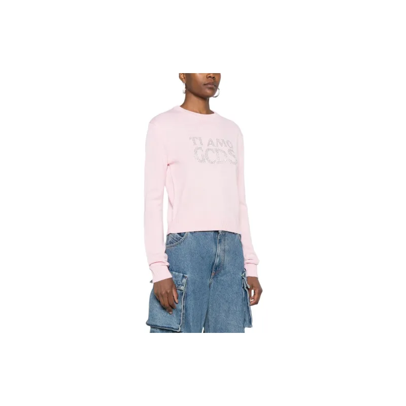 GCDS Ti Amo Bling Sweater-3