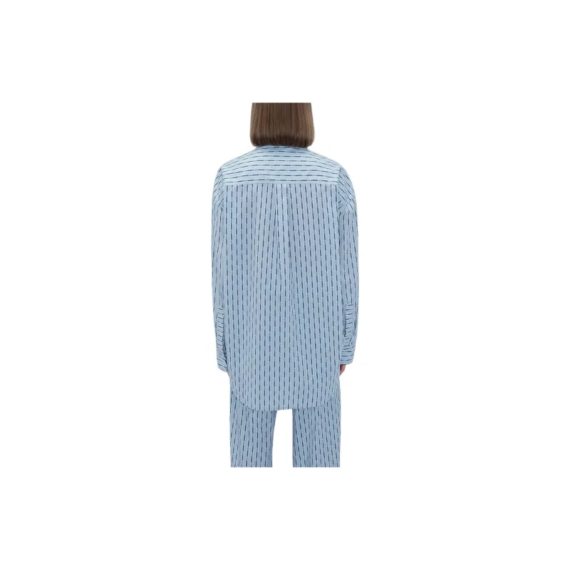 AMIRI SS24 Double Pocket Workwear Shirt Women's Blue-2