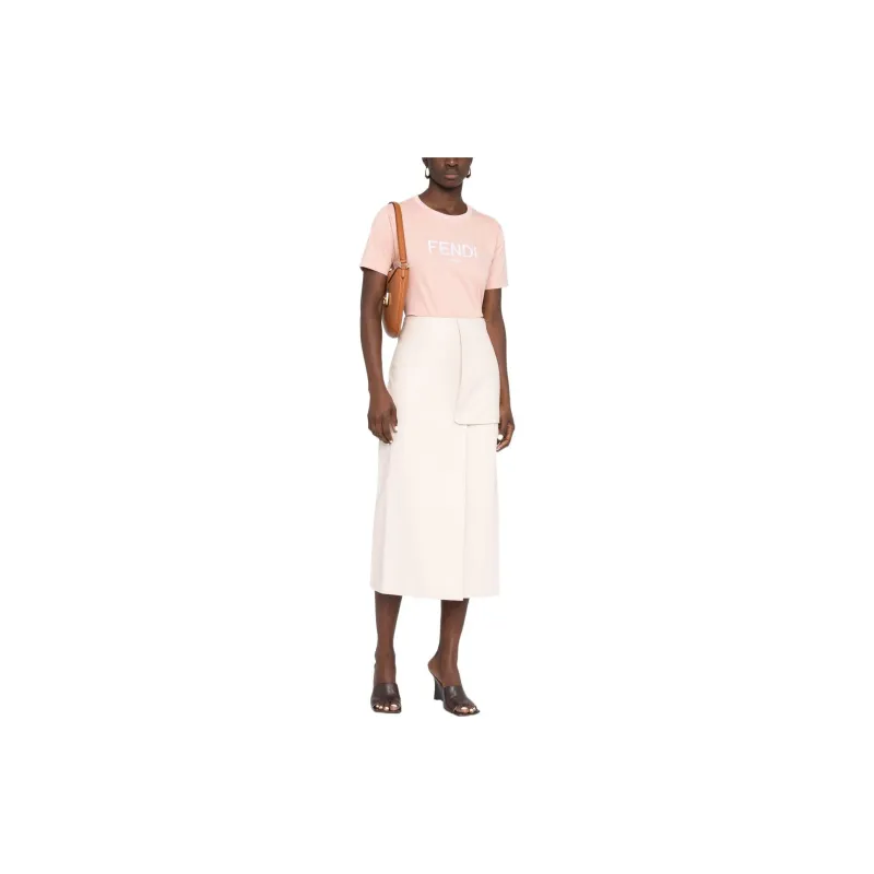 FENDI T Shirts Women's Pink-1
