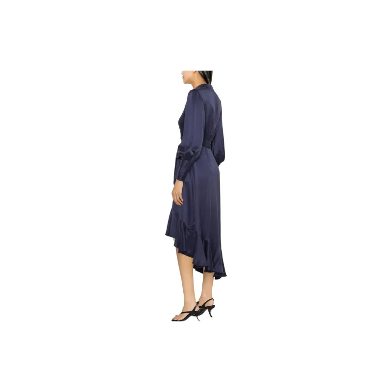 Zimmermann Wrap Satin Midi Dress-4