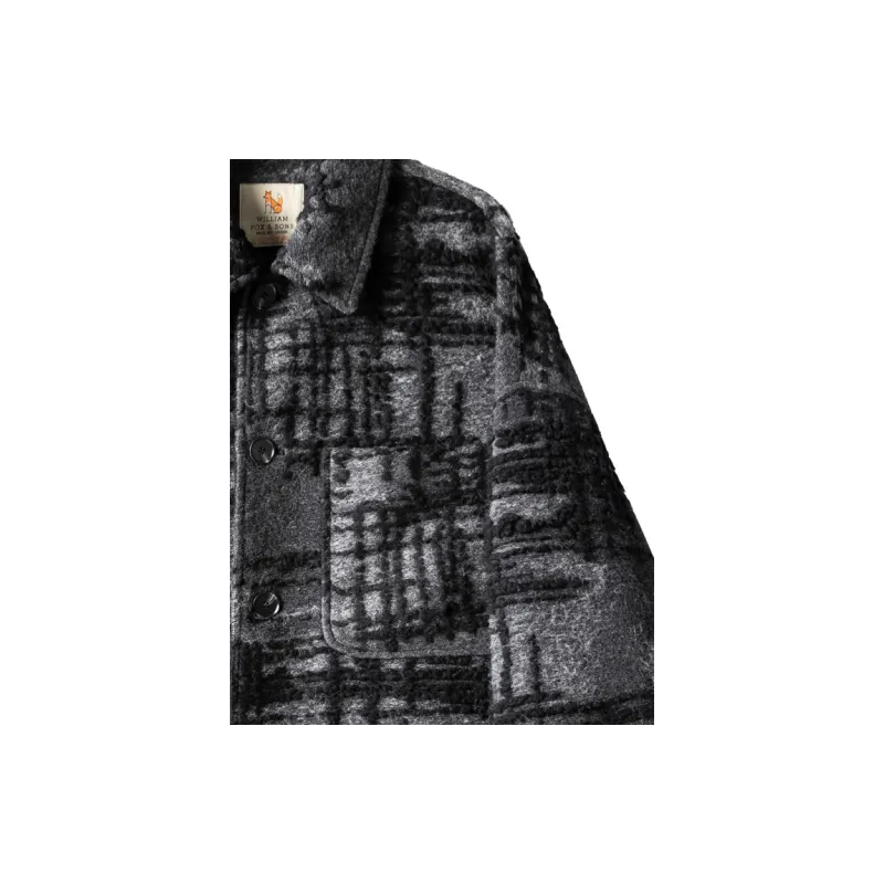 WILLIAM FOX&SONS Jackets Coats Unisex Black Gray-2