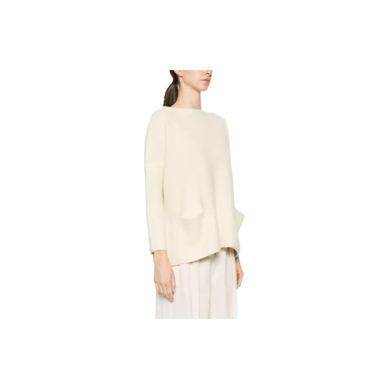 Daniela Gregis Boat neck Drop shoulder Jumper-3