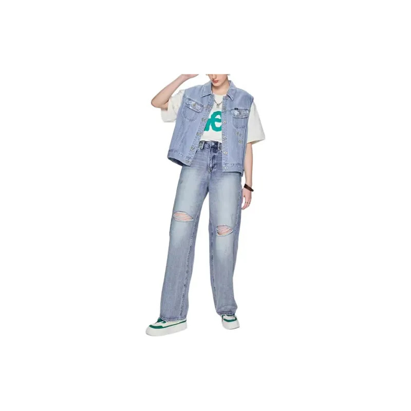 Lee Vests Women's Light Blue-5