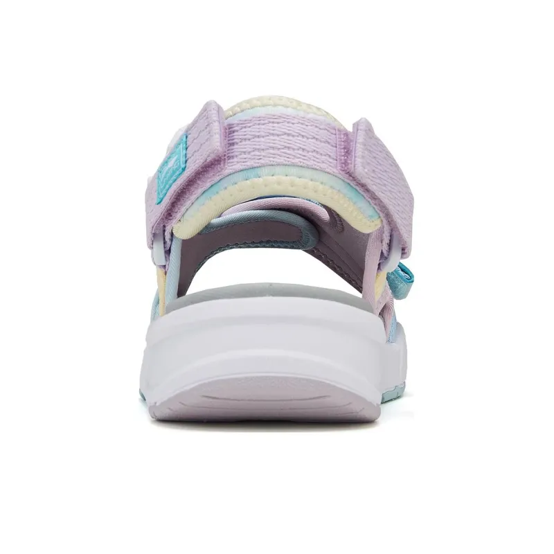 LINING YOUNG Sports Life Collection Anti-Slip Wear-Resistant Children's Sandals Blue Yellow Purple Teenagers-4