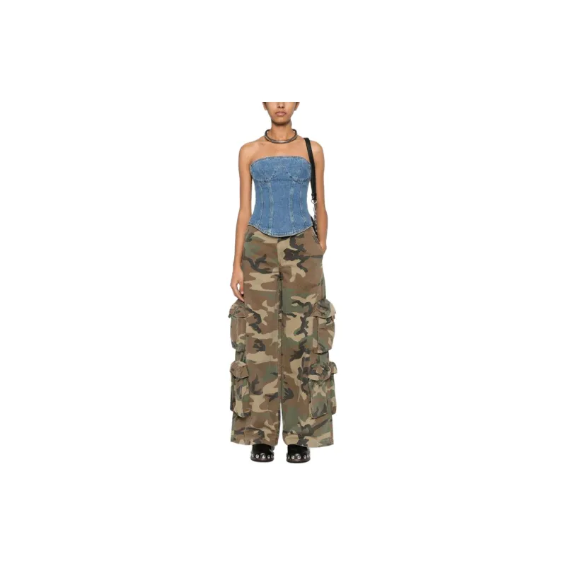 AMIRI Camo Baggy Cargo 'Green Camo'-2