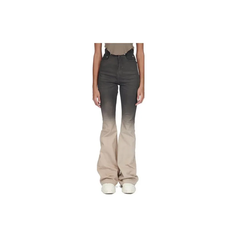 Rick Owens DRKSHDW FW23 Jeans Women's Black Gradient-1