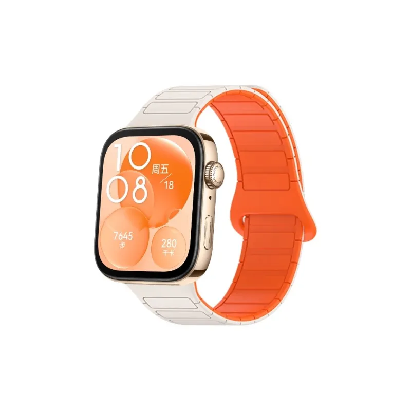 Watchbond Compatible With Huawei Watch Fit 3 Huawei Compatibility Watch Band All Silicone Material-1