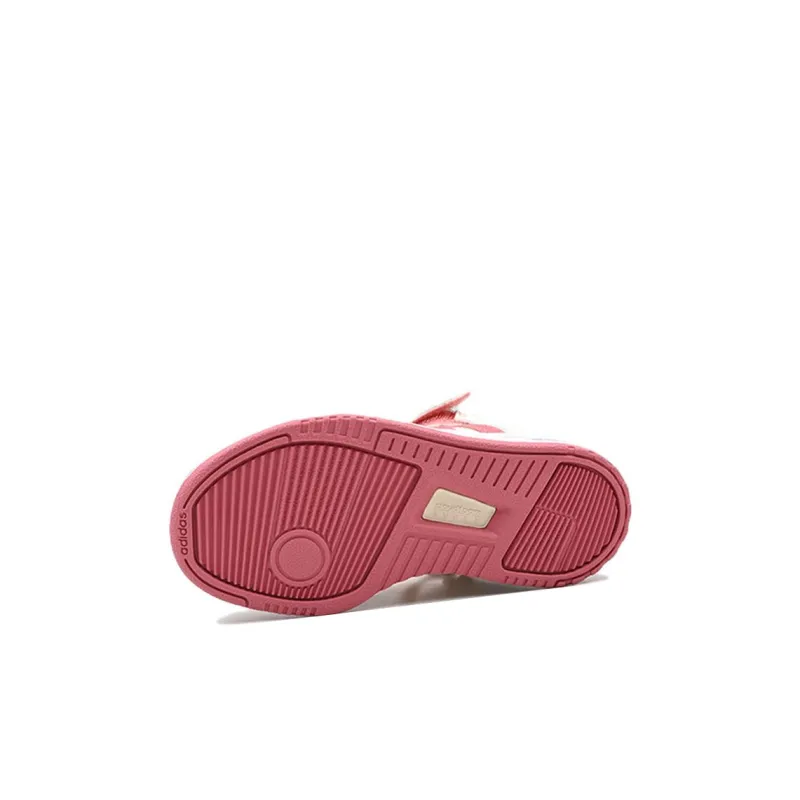 Adidas Neo Postmove Mid Anti Slip Wear Resistant Mid Top Skateboard Shoes Pink White Kids'-3
