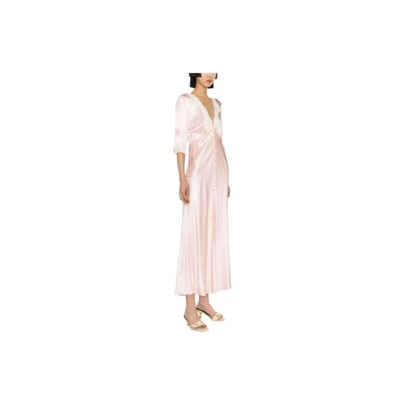 Rixo Long-Sleeved Dresses Women's Pink-1