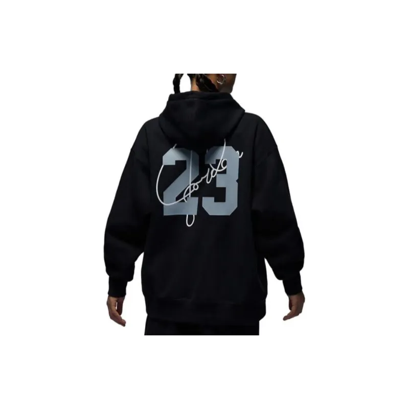 Jordan AS W AJ GIRL VERBIAGE HOODIE Sweatshirt Women's Black-4