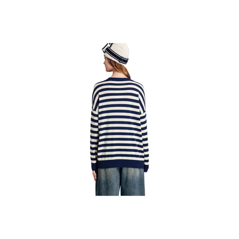 HAVVA Sweaters Women's Stripes-2