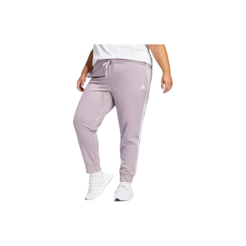 Adidas Essentials Warm-Up Slim Tapered 3-Stripes Track Pants$12 Casual Pants Women's Prunus White-1