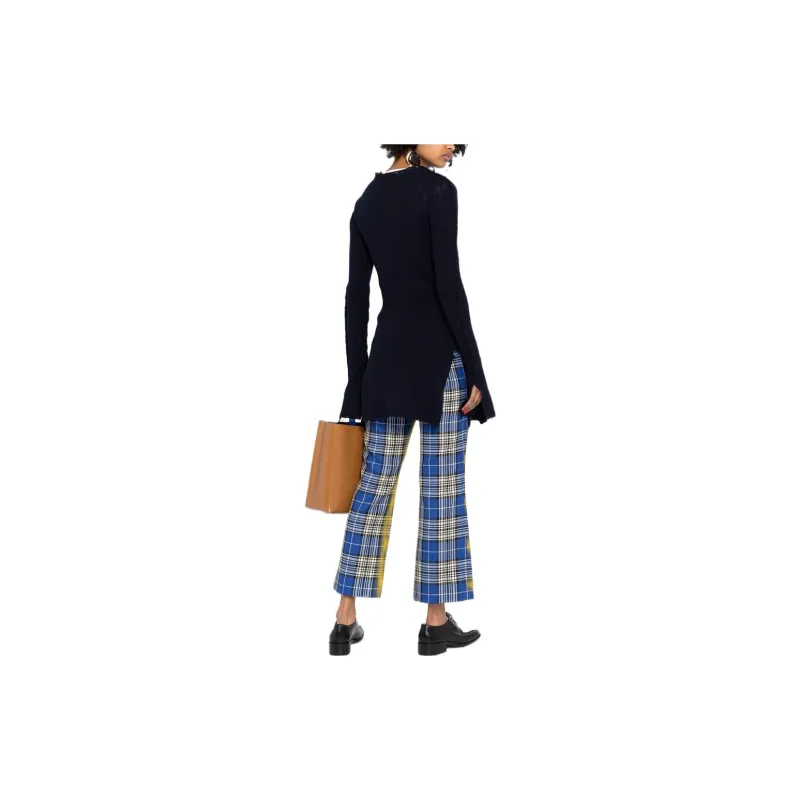 MARNI Cashmere Sweaters Women's Navy Blue-2