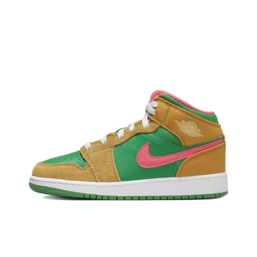 JORDAN Air JORDAN 1 Kids' Basketball Shoes Grade School