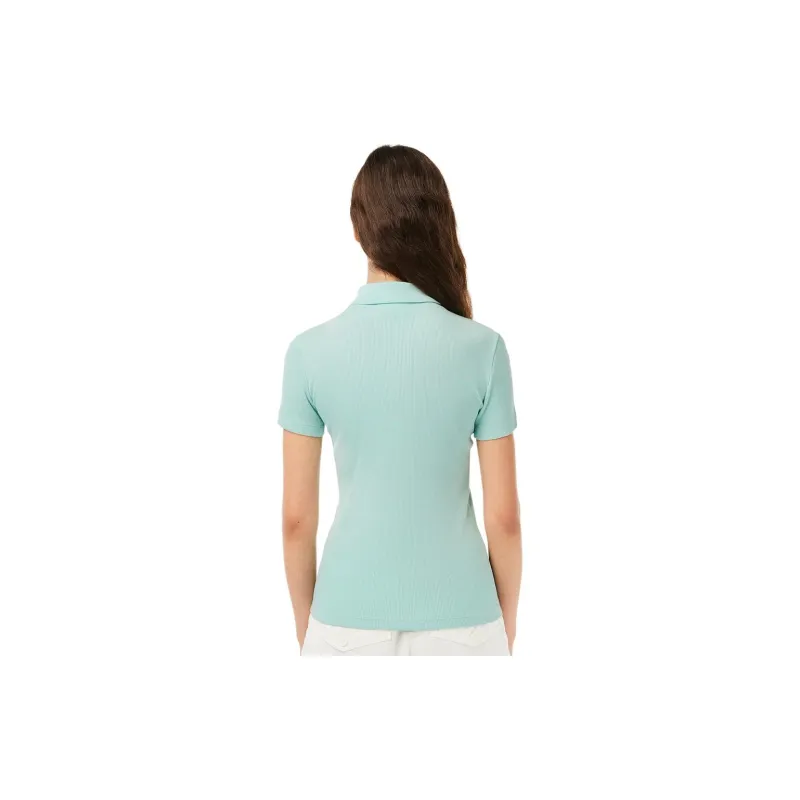 LACOSTE Polo Shirt Women's Mint Green-2