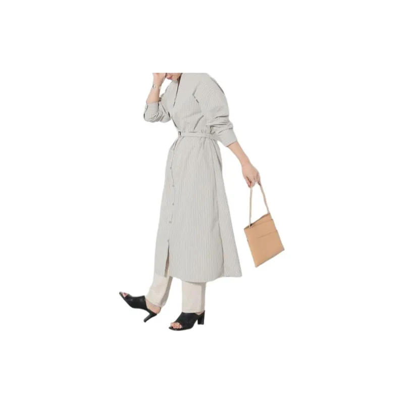 Beams Long Sleeved Dress Women's-11