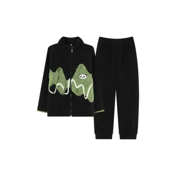 DanceBees Pajama Set Women's Black