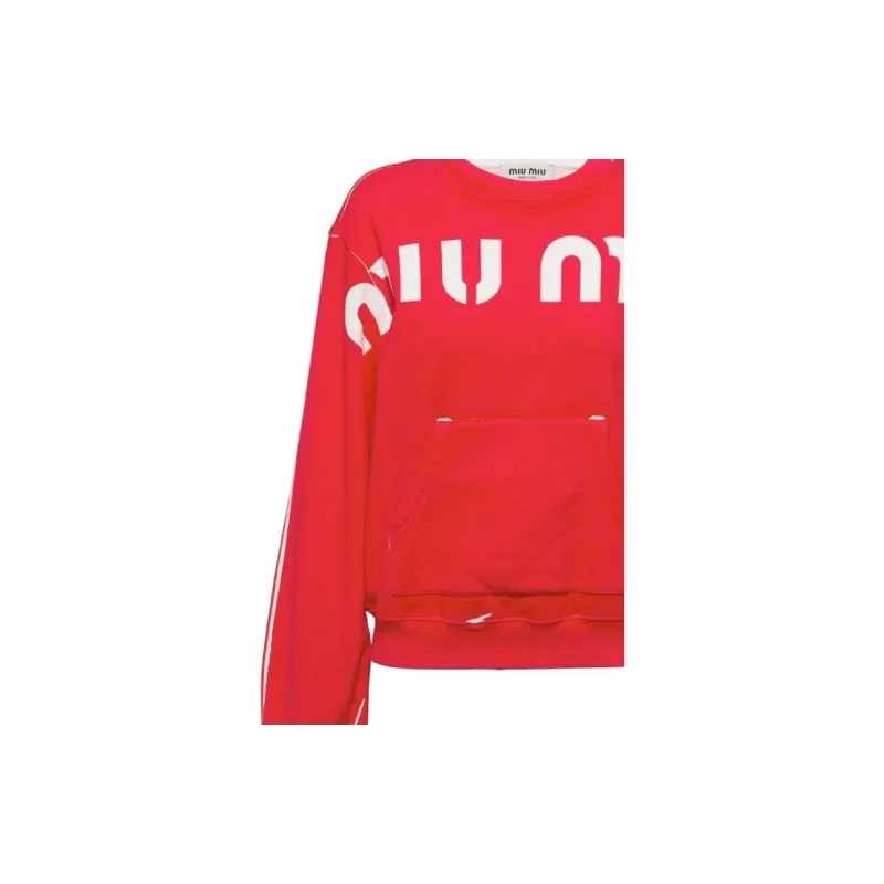 MIU MIU SS23 Sweatshirt Women's Red-4