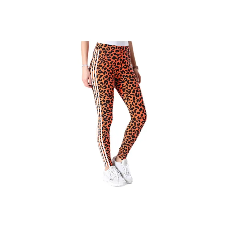 Adidas Leggings Women's Orange Red-4