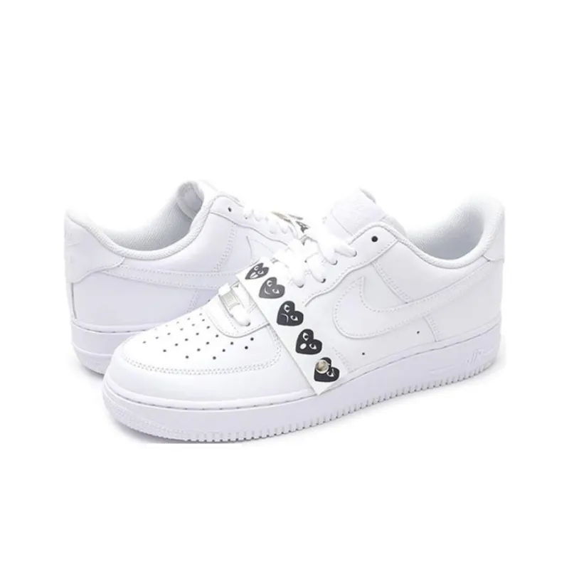 Nike Air Force 1 Low Comme Des Garcons Emoji White-2