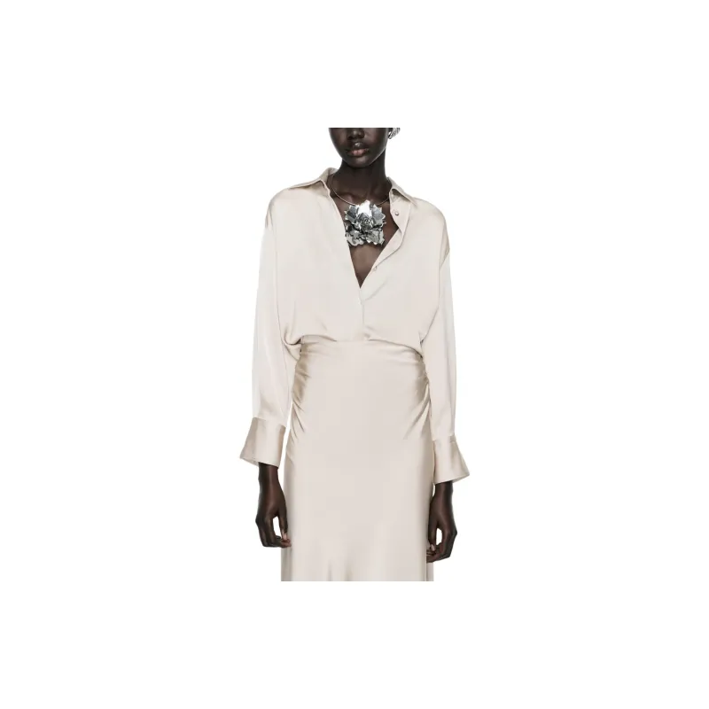 ZARA Shirts Women's Champagne-3